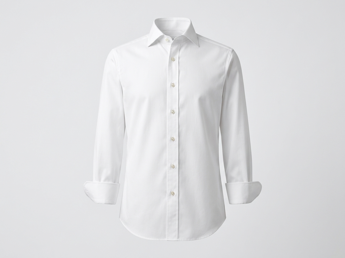 Camisa Strata — algodon organico blanco optico